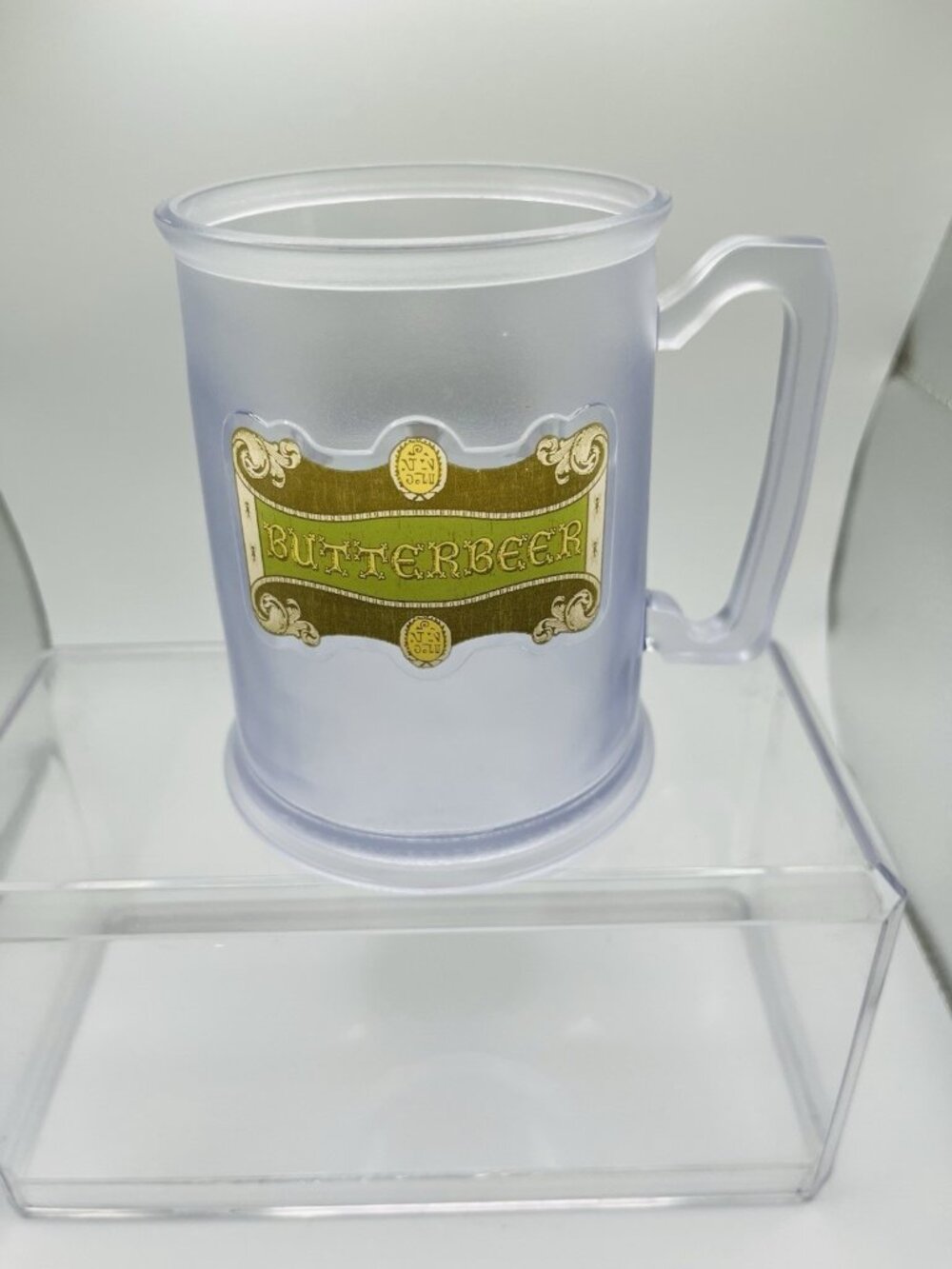Universal Studios Harry Potter Butterbeer Frosted Plastic Souvenir Mug Tankard